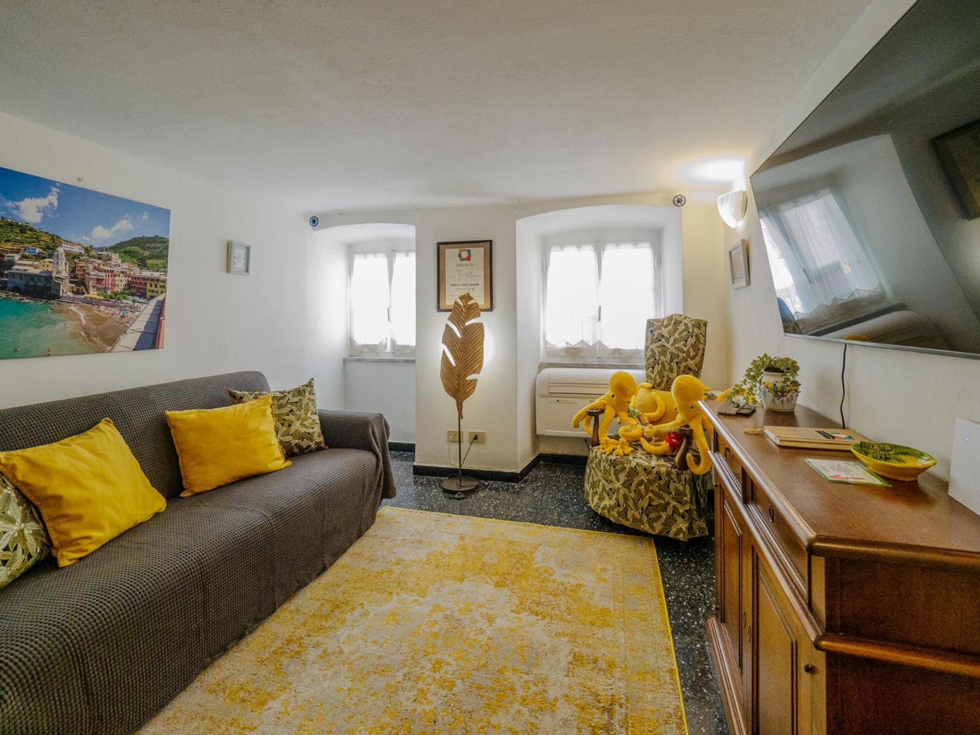 Mainetta Sea View Apartment With Ac Vernazza Dış mekan fotoğraf