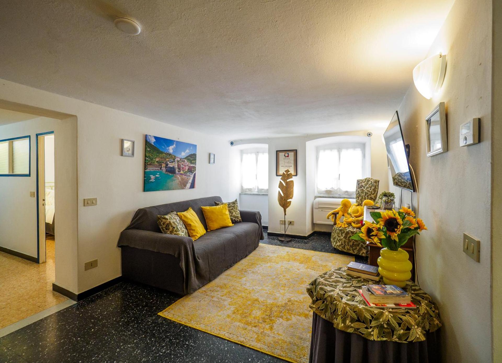 Mainetta Sea View Apartment With Ac Vernazza Dış mekan fotoğraf