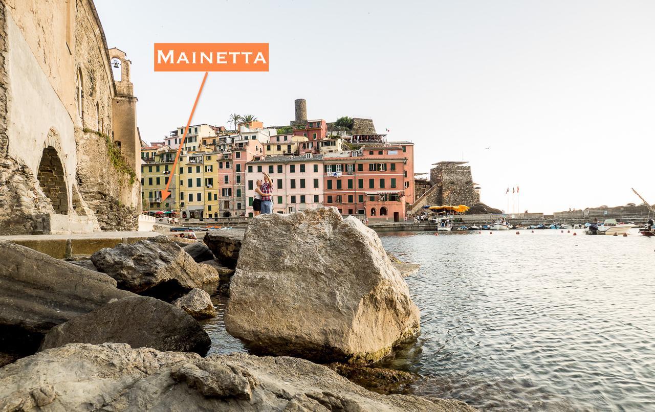 Mainetta Sea View Apartment With Ac Vernazza Dış mekan fotoğraf